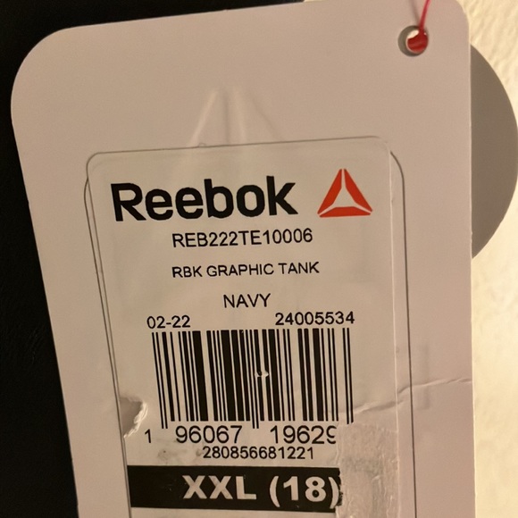 #57 - 2 Reebok Boys Tank Tops - Size XXL 18 - NWT - Picture 4 of 8